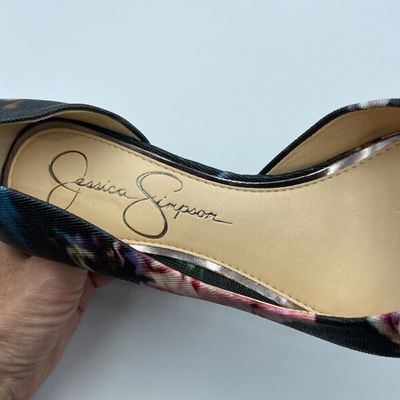 Jessica Simpson Leather Floral Women’s Stiletto Pumps Heels Brand New Size 6 - Picture 4 of 7